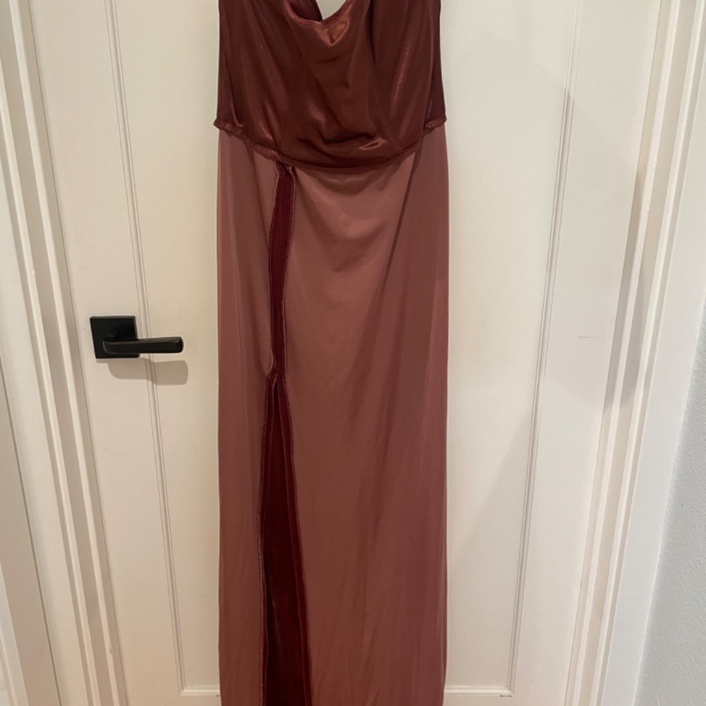 Jenny Yoo Liliana Size 10 in Cinnamon Rose - Picture 3 of 5